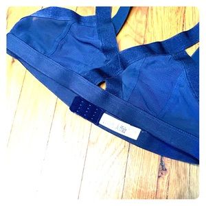Navy Blue Vintage Affair mesh cutout Bra - M
